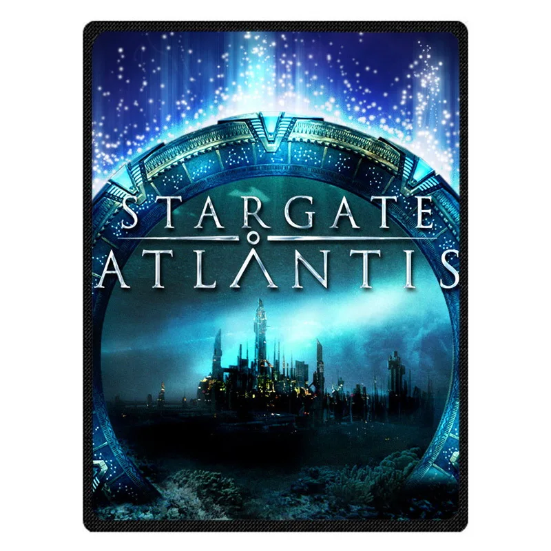 Теплое Флисовое одеяло Stargate супермягкая фланелевая подкладка для