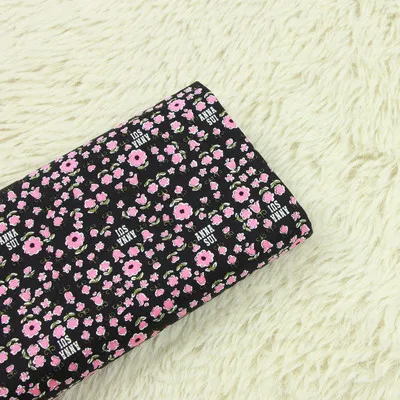 22 half meter cotton plain pulp fabric gilt flower pure cotton handmade DIY patchwork bag cloth B47 - Цвет: 22