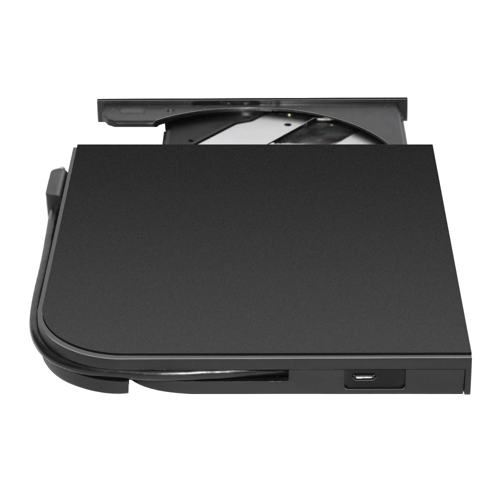 Deepfox USB 3.1 Portable External CD-RW DVD-RW Type C CD DVD ROM Player Drive Writer Rewriter Burner For MacBook Air/Pro Laptop |