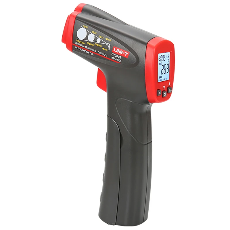 UNI-T UT300A/UT300C/UT300S инфракрасный термометр; бесконтактный электронный термометр, промышленный/пищевой термометр - Цвет: UT300S