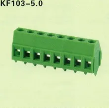 Высокое качество ROHS 100 шт. KF103 2P 2Pin 5 0 мм комбинированный 300 В 10A PCB Универсальный