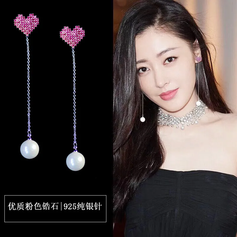 Новинка 2020 серьги из серебра 925 пробы с кристаллами от Swarovski оптовая продажа