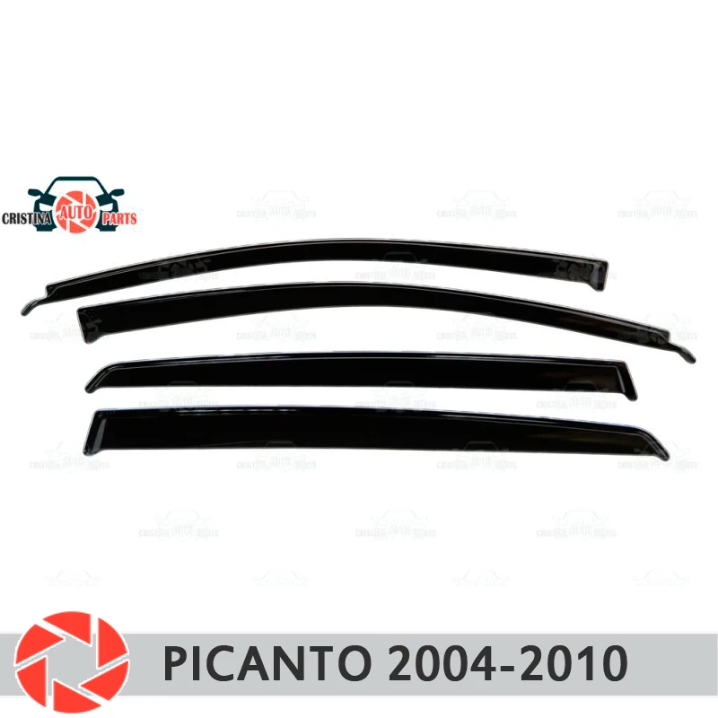 Дефлектор окна для Kia Picanto 2004-2010 дефлектор от дождя защита грязи Стайлинг