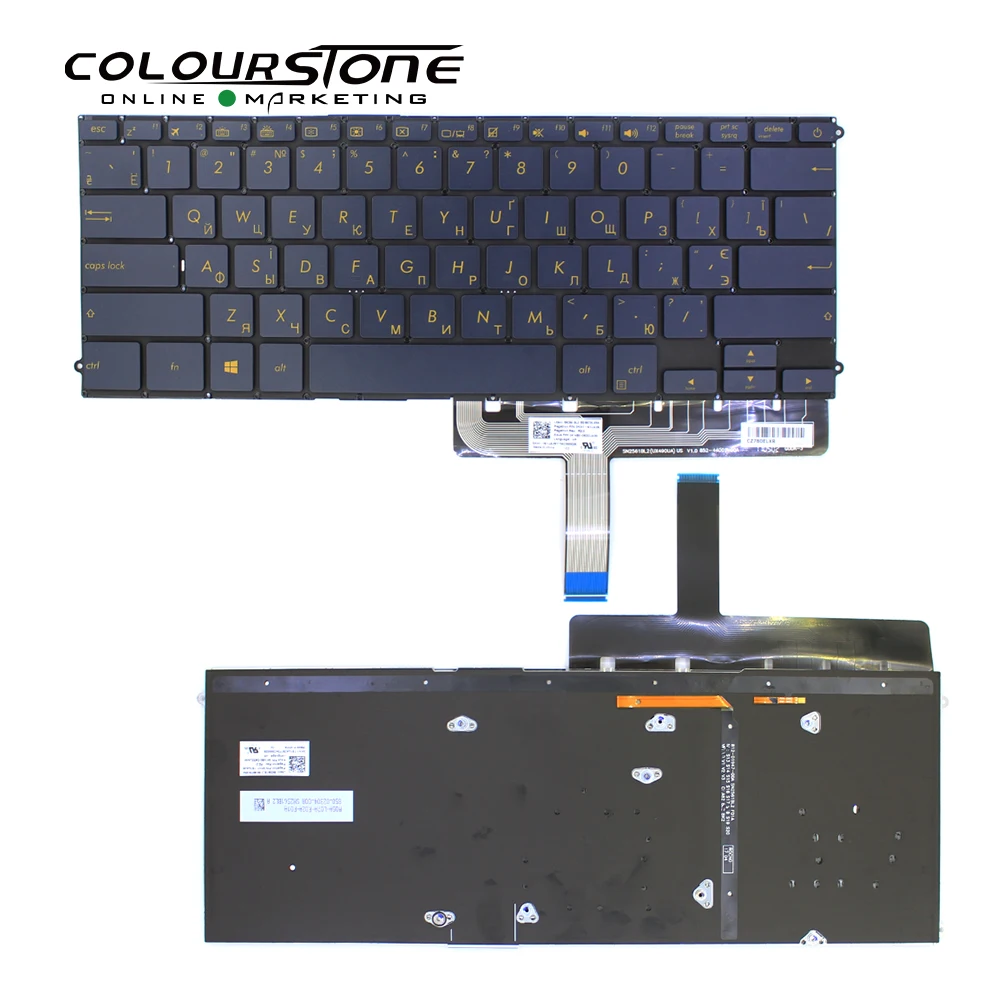 Русская новая модель клавиатуры с подсветкой для ноутбука ASUS ZENBOOK UX490 UX490UA |