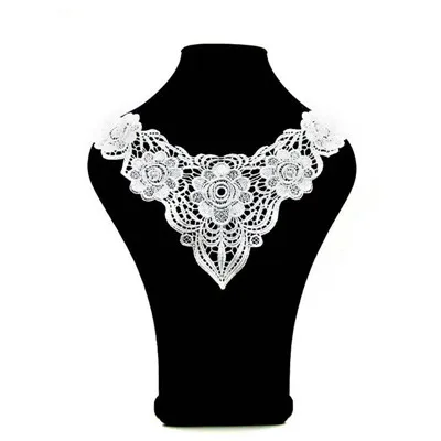 Style 3 1 шт. черный и белый 5 стилей красивый цветок кружевной ткани Швейные принадлежности "сделай сам" декольте воротник костюм украшения Аксессуары - Цвет: Style 3