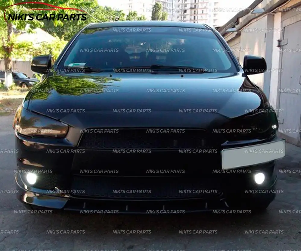 Решетка радиатора для Mitsubishi Lancer X 2007-2010 без щита ABS пластик обвес комплект аэродинамическое украшение автомобиля Стайлинг тюнинг