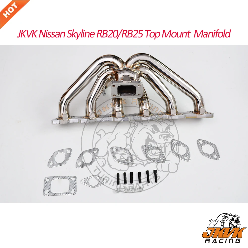 JKVK RACEING Ni Skyline R32 R33 R34 RB20 RB25 RB20DET RB25DET Top Mount трубчатый выпускной коллектор|manifold|manifold