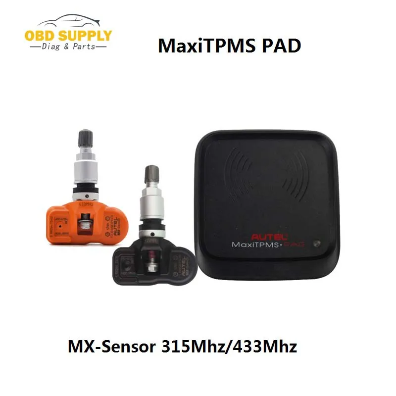Autel шин Давление MaxiTPMS PAD MX-Сенсор 433 мГц и 315 TPMS Сенсор Поддержка программирования с