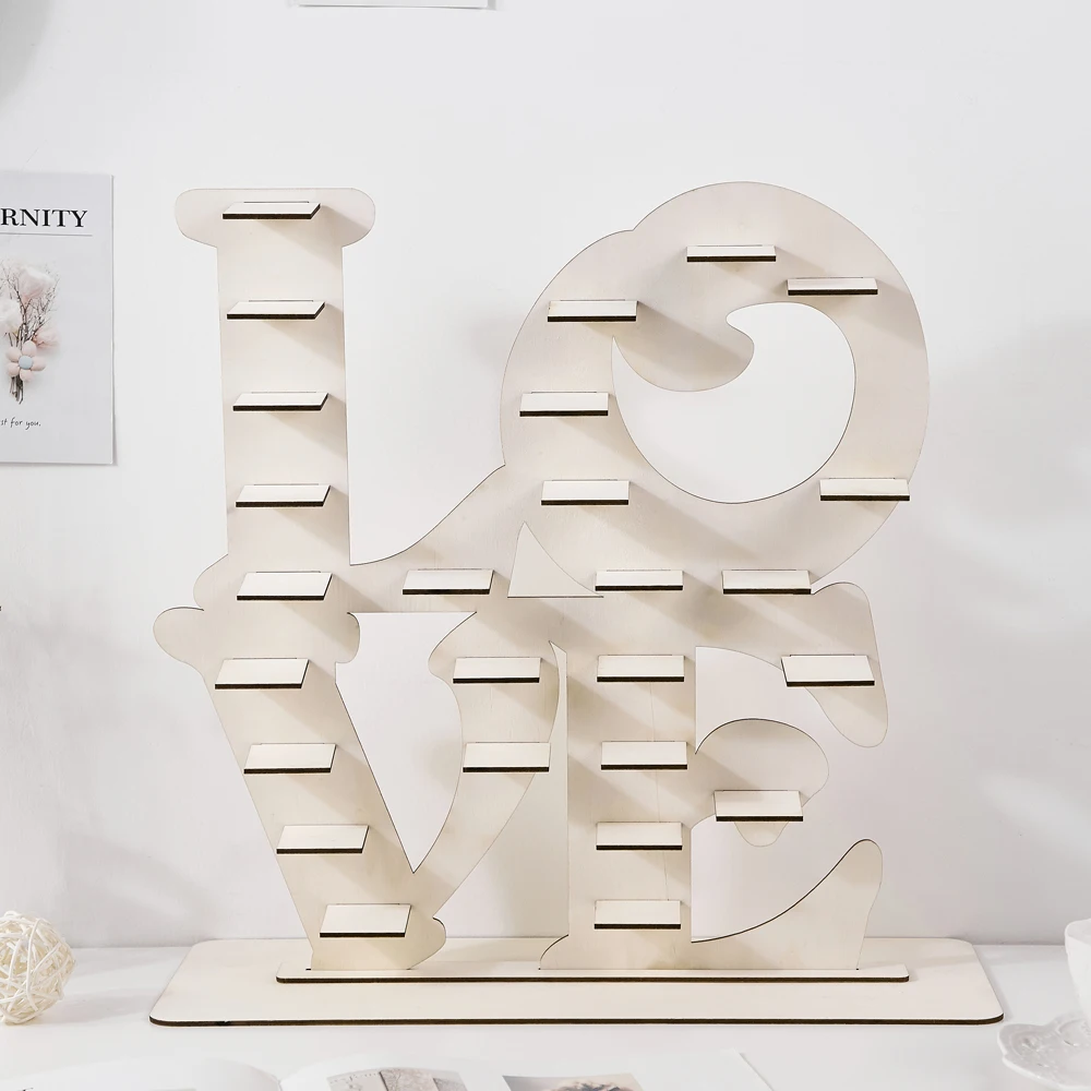 

Love Wedding Decoration Heart Tree Ferrero Rocher Chocolate Stand Wooden Rustic Wedding Gift Display Stand Centrepiece Candy