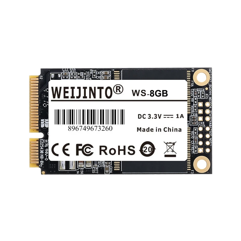 SSD-накопитель WEIJINTO mSATA внутренний SATA 64 ГБ 16 32 60 Гб Внутренний твердотельный