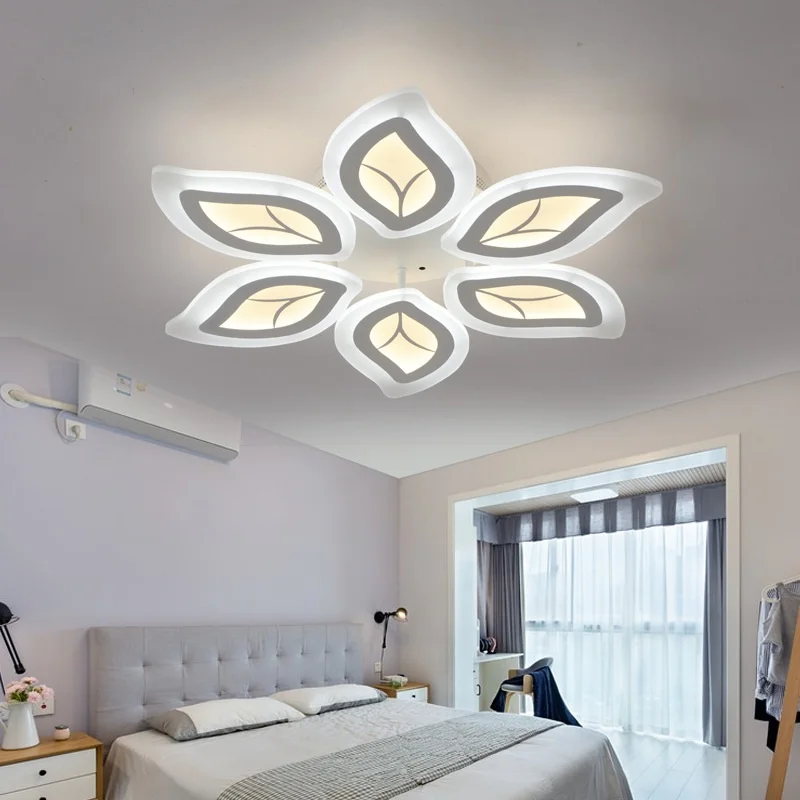 

The new type acrylic Ceiling light living room light leaves study bedroom LED electrodeless dimming ceiling lamps AC90-260V