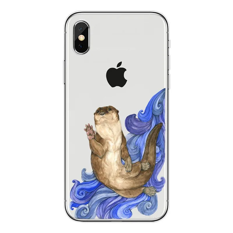 Силиконовый чехол из ТПУ для iPhone X, 8, 7, 6, 6 S, Plu, силиконовый чехол из ТПУ для iPhone X, 8, 7, 6, 6S Plus, 5S, 5C, SE - Цвет: TPU