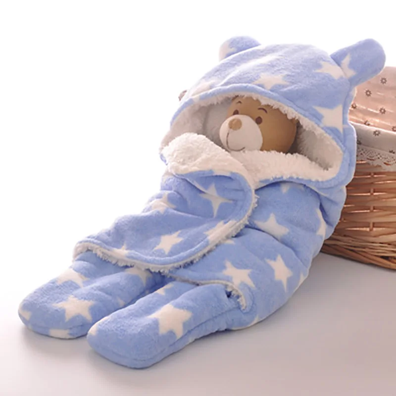 Новый зимний спальный мешок для младенцев, s как конверт для новорожденных, кокон, спальный мешок, спальный мешок для младенцев, одеяло и пел... от AliExpress WW
