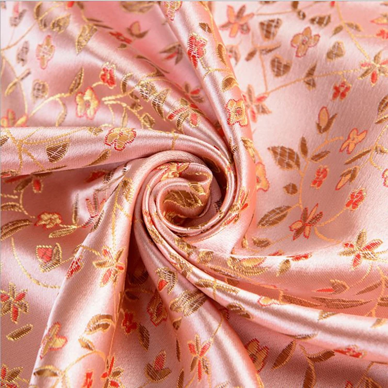 Tela de brocado jacquard de estilo japonés, tejido 3D para costura DIY, acolchado, material de ropa, 100x115cm
