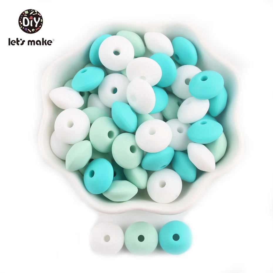 Силиконовые бусины Abacus DIY зажимы для соски изготовление пищевого силикона Прорезыватели для зубов ожерелье аксессуары для кормления давайте сделаем