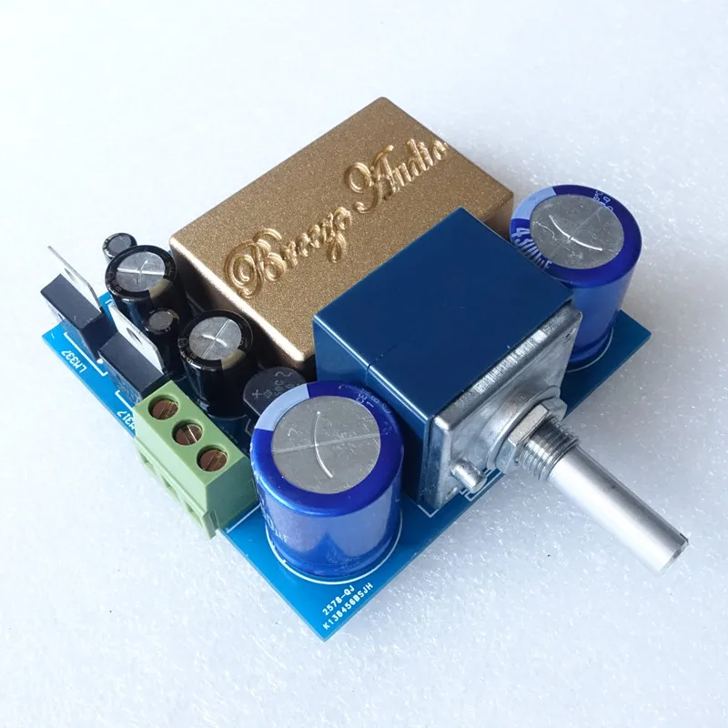 Плата предварительного усилителя звука WEILIANG с экраном|breeze audio|lm317 lm337preamplifier audio |