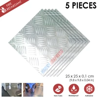 arrowzoom diamond aluminum plate sheet thermal conductor tread tile non corrosive sheet board 25 x 25 x 0 1 cm kk1178