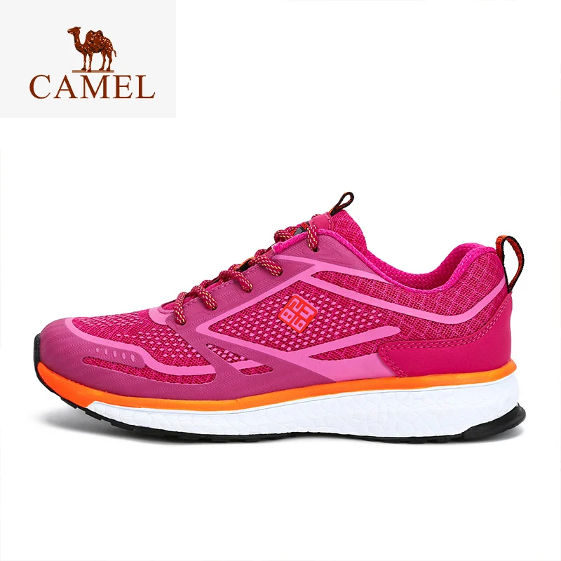 CAMEL/Коллекция 8264 года; мужские и женские Треккинговые ботинки; дышащие прогулочные беговые кроссовки; удобные треккинговые кроссовки - Цвет: Female-Rose