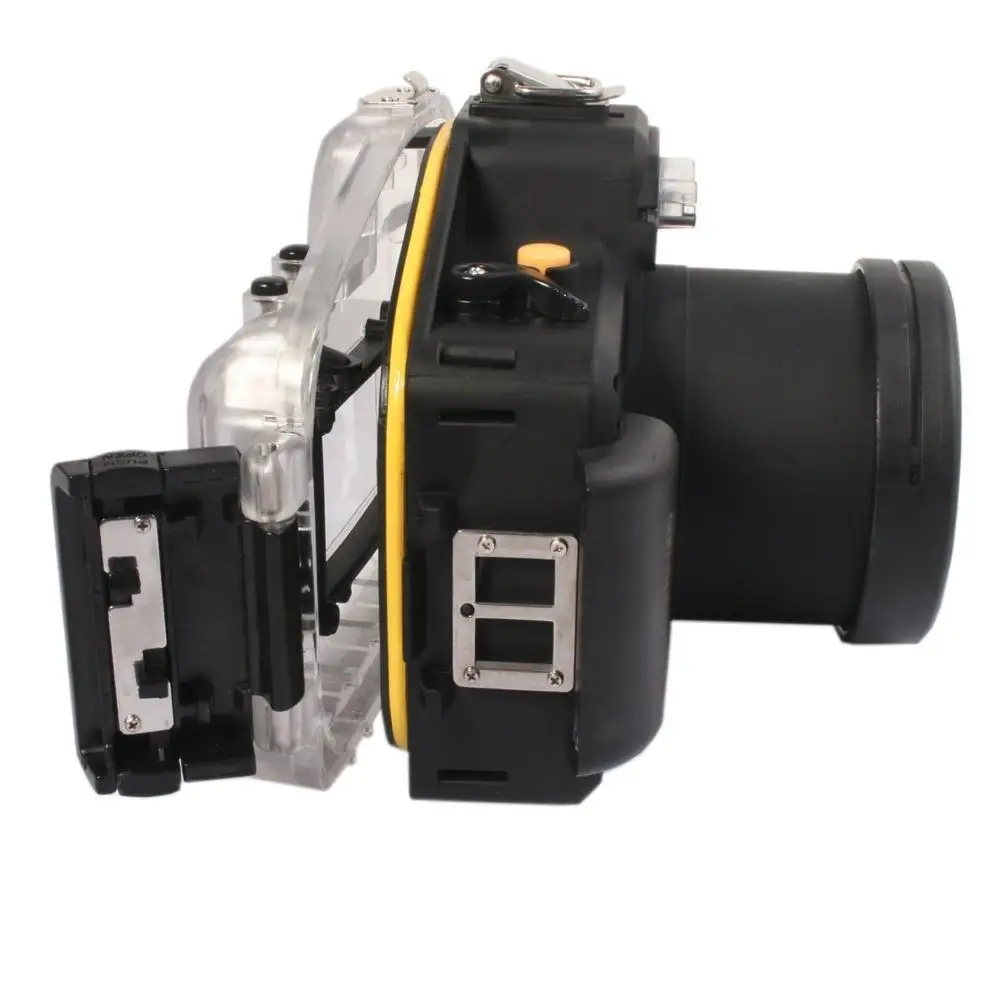Водонепроницаемый корпус камеры Meikon 40 м/130 футов для Sony NEX 5N с объективом 18 55 мм