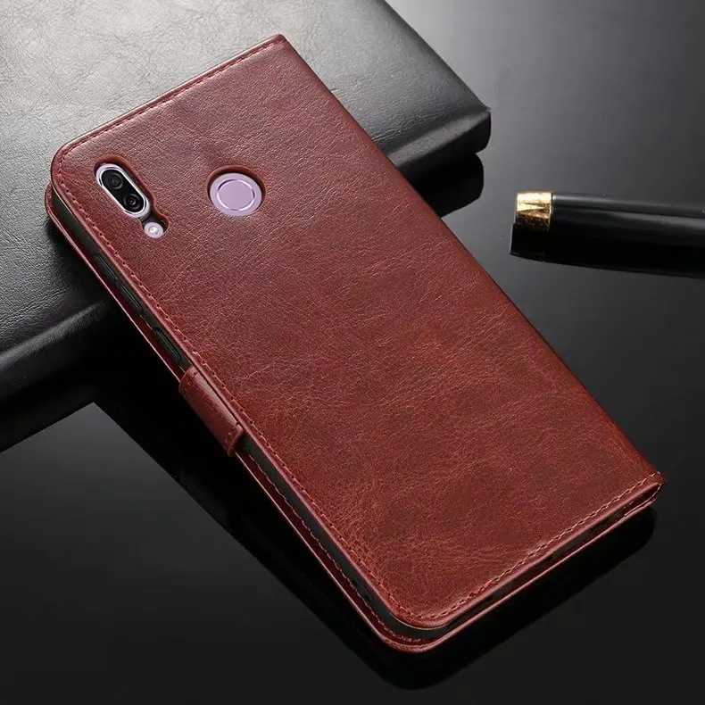 Чехол для Huawei P Smart Plus Роскошный кожаный флип кошелек чехол на + задняя крышка