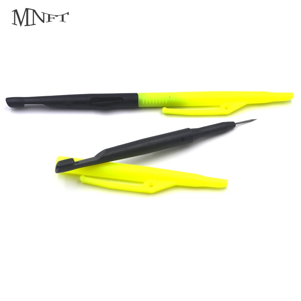 

MNFT 2PCS Fly Fishing Hook Tying Tool Plastic Hook Remover Disgorger Knot Picker