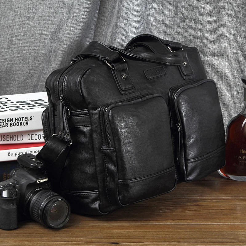 CROSS OX Мужская сумка из кожзама Большая дорожная Сумка через плечо HB559|bag pu|shoulder bagsbag