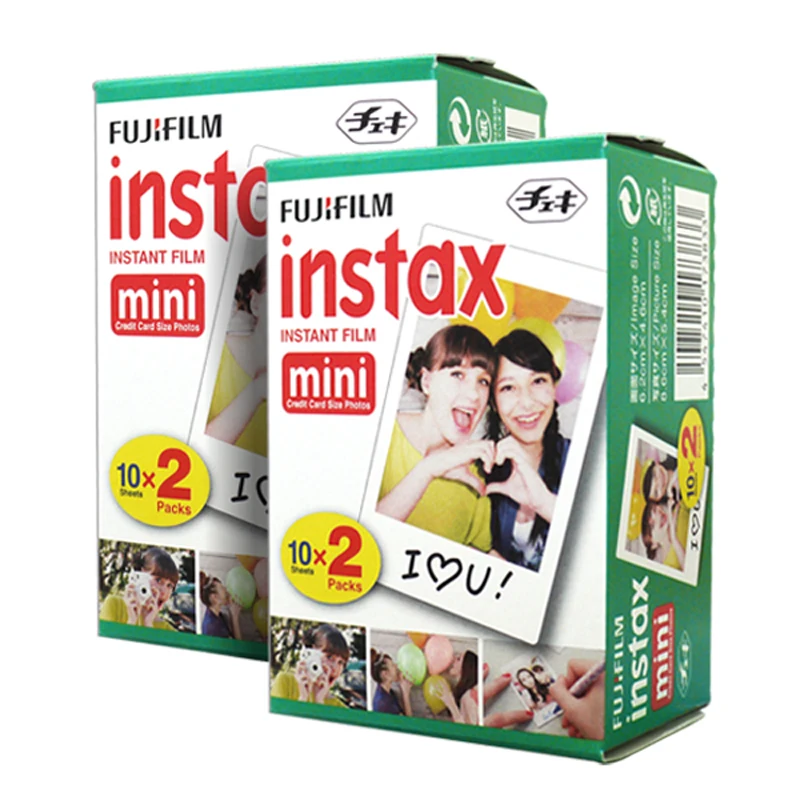 Fujifilm Instax Mini 8 мгновенная камера желтый + Fuji белый край 40 пленка крупным планом