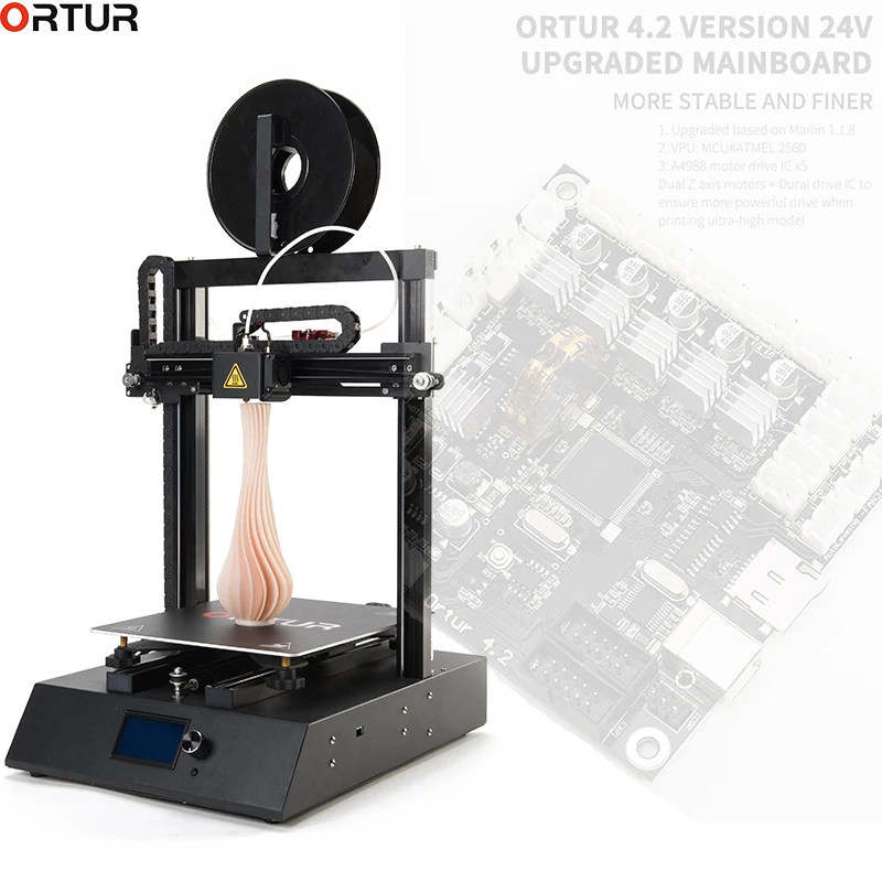 3D принтер Ortur Ortur4 V1/V2 устройство для самостоятельной сборки большой ЖК экран