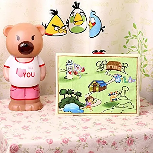 

50pcs Dora Explorer Backpack Rescue Bag with Map,Pre-Kindergarten Toys Purple