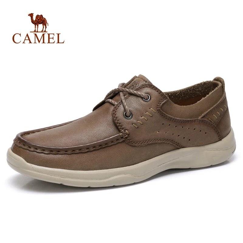 

Мужские туфли CAMEL из натуральной кожи, на шнурках, легкие, удобные, повседневные, деловые