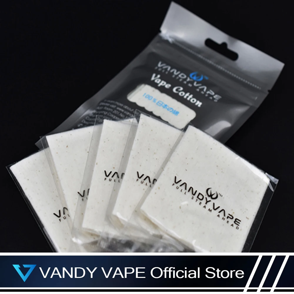 Оригинальный хлопковый Vandyvape 5 шт. 100% японский хлопок для электронной сигареты RBA