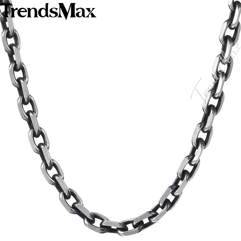 Мужская цепочка из нержавеющей стали 6 мм KKN498|necklace boy|chain stainless steelmen chain |