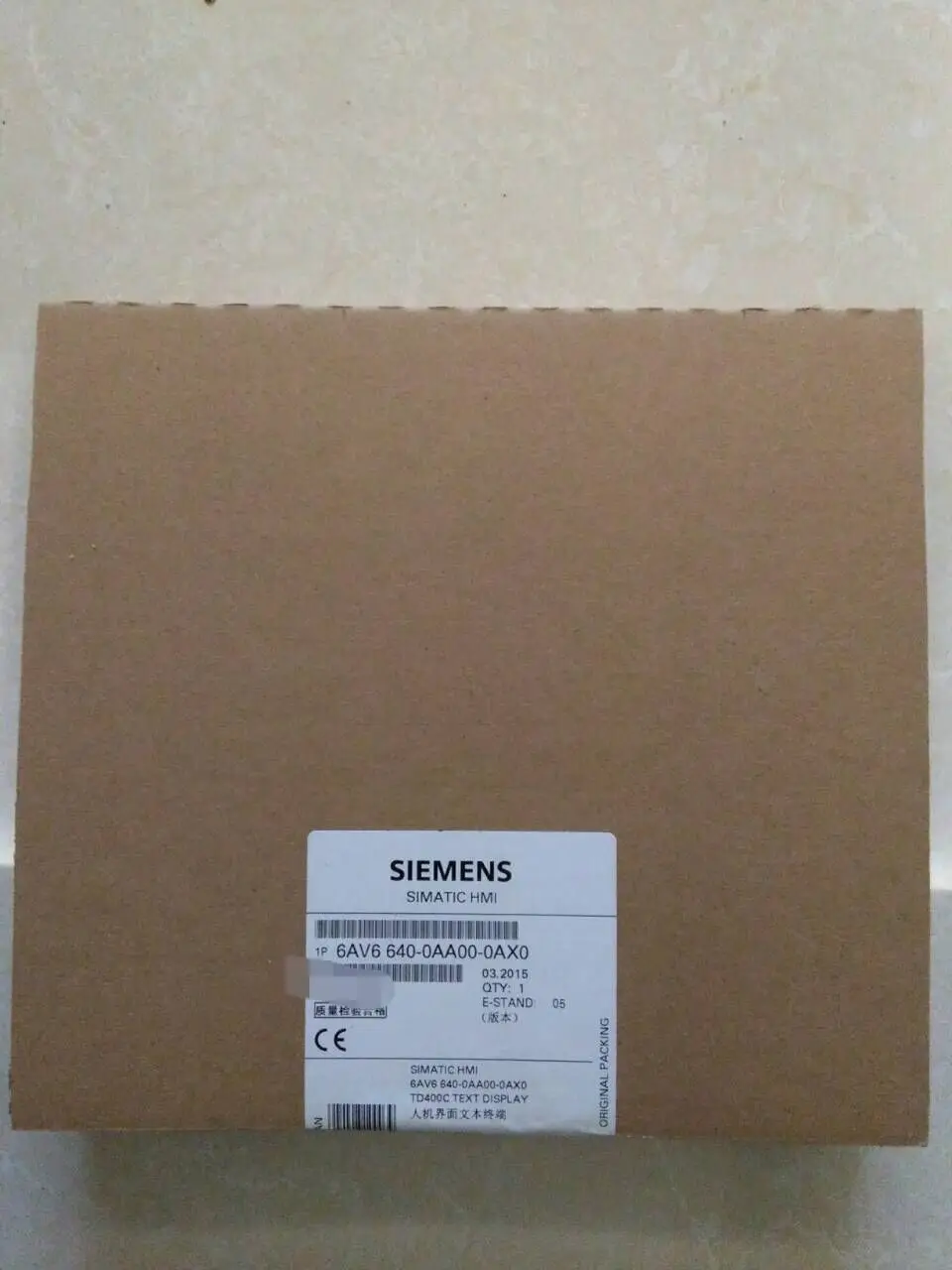 New Текстовый дисплей TD400C 6AV6 640-0AA00-0AX0 панель дисплей экран HMI с RS232/RS485/RS422 для Siemens S7-200 PLC или б/у - Цвет: New