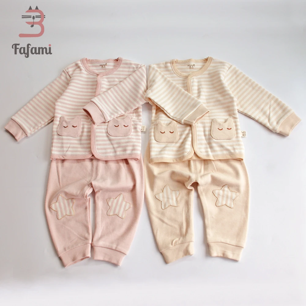 Newborn clothes 2018 Baby girl Organic cotton boy set(Shirts+Pants)Baby boys costume winter infant clothing | Детская одежда и
