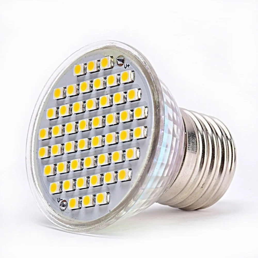 Светодиодная лампа прожектор MR16 GU10 E27 E14 точечная 2835 SMD 3W 220V для домашнего декора