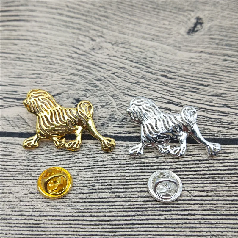 Новые броши и булавки Lowchen, Модные металлические мужские Модные животные, бижутерия для домашних животных