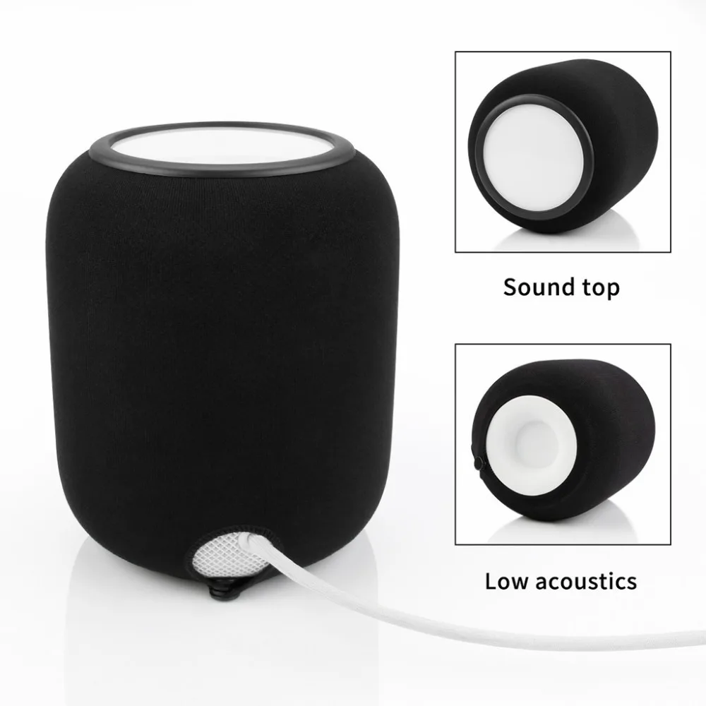 Защита от бюст запись Защитная крышка чехол для Apple HomePod Динамик