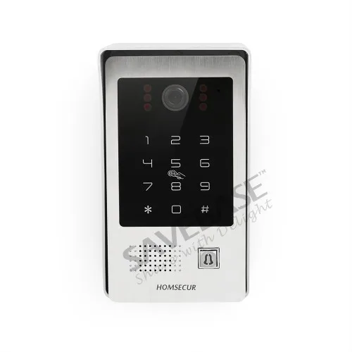 HOMSECUR 7 &quotПроводной Видео и Аудио Смарт Дверной Звонок + Доступ по Паролью ID для