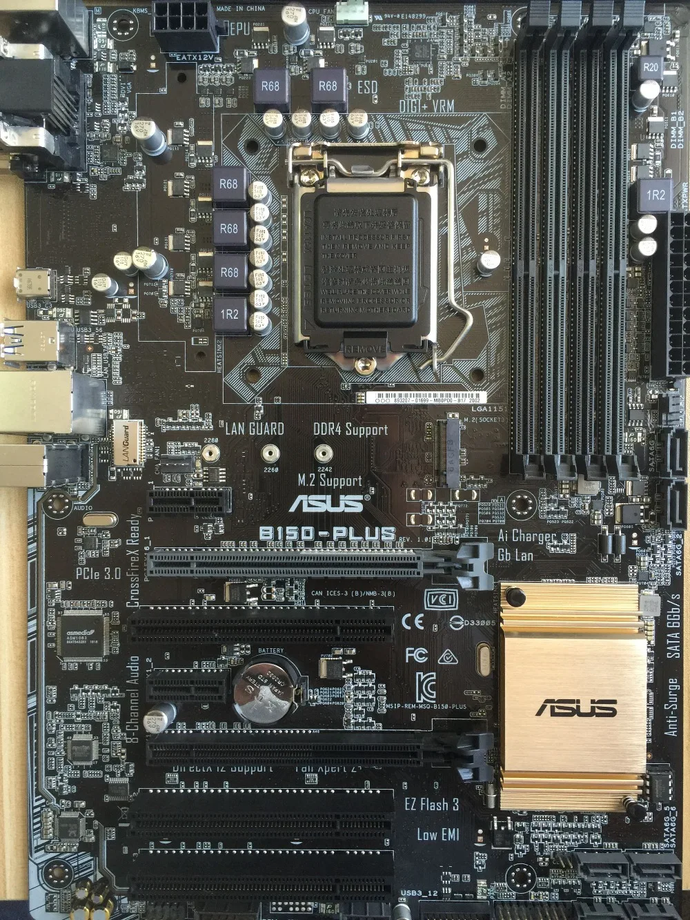 Б/у Оригинальная для Asus B150 PLUS Настольная материнская плата Socket LGA 1151 i7 i5 i3 DDR4