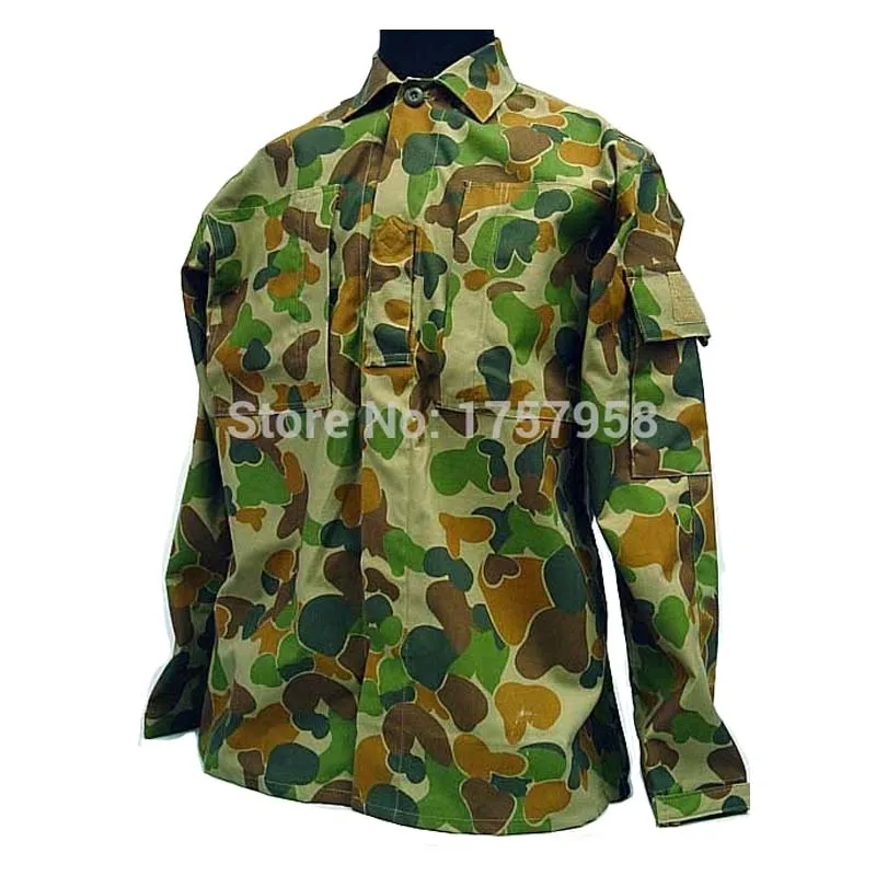 

US Army Australian Woodland Camo ACU style Uniform Set Tactical Combat Uniform set For Tactical Gear