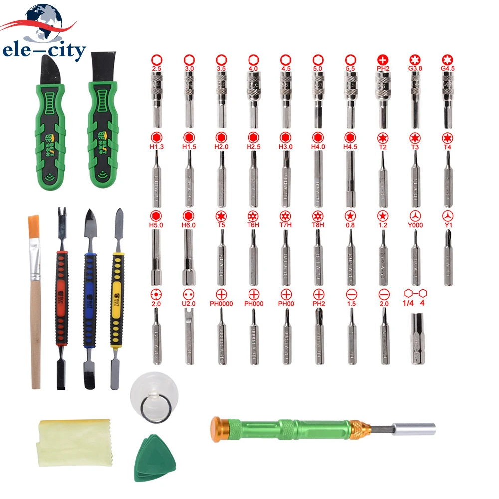 

Repairing Screwdrivers Tools Kit Professional Multi-Functional Cell Phones Opening Pry Repair Tool Kits Set Smartphone Bst-119