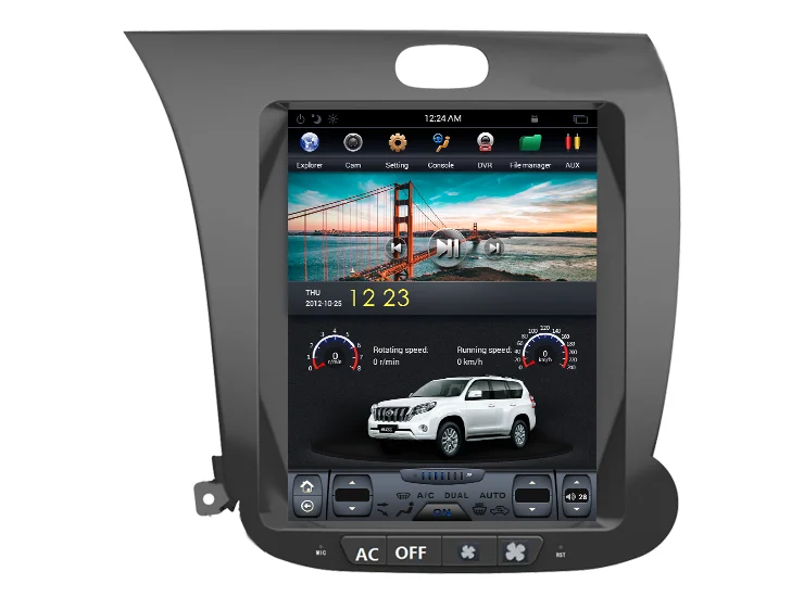 10.4 Inch PX3 Android 7.1 Car Radio Stereo GPS Headunit For KIA CERATO K3 Multimedia Auto Video Player Ram 2G Rom 32G | Автомобили и
