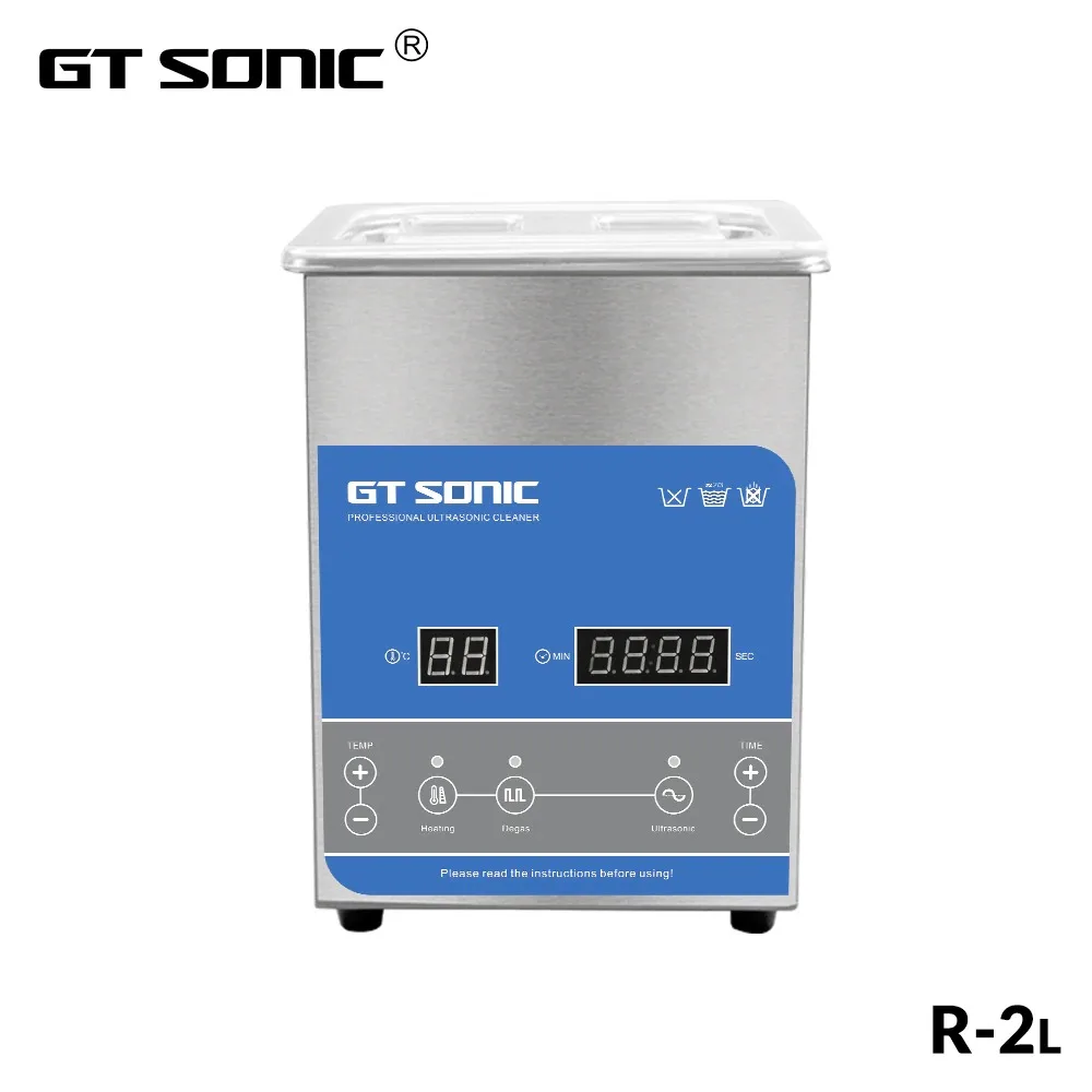 GTSONIC цифровой ультразвуковой очиститель для ванной 2L 50 Вт 99 мин таймер Отопление