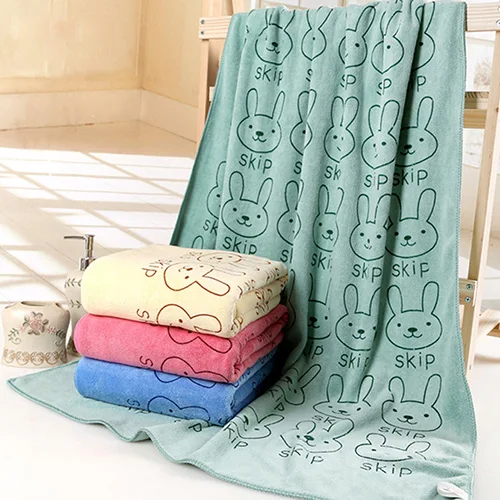 Мультфильм утолщаются мягкие абсорбирующие сушка Для ванной пляжные Полотенца