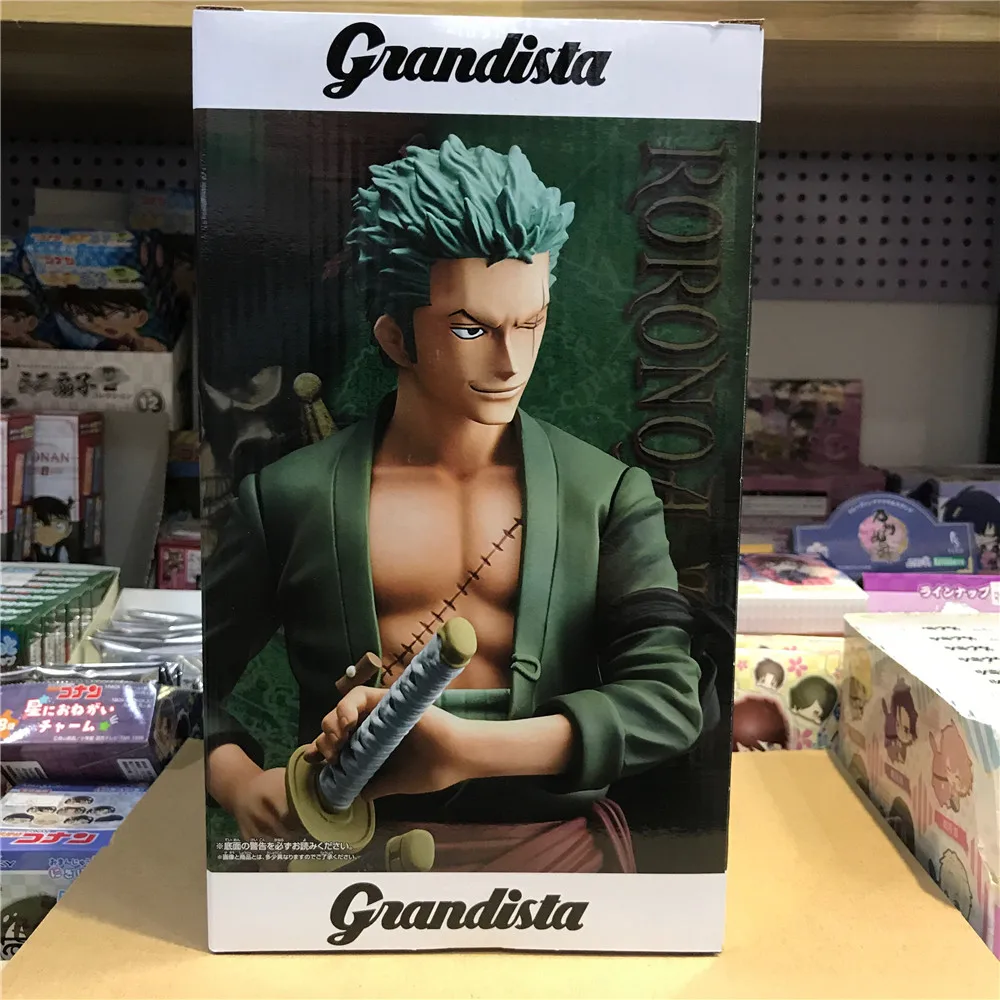 Оригинальный Banpresto one piece OP Grandista The Grandline для мужчин Roronoa Zoro фигурку ПВХ модель