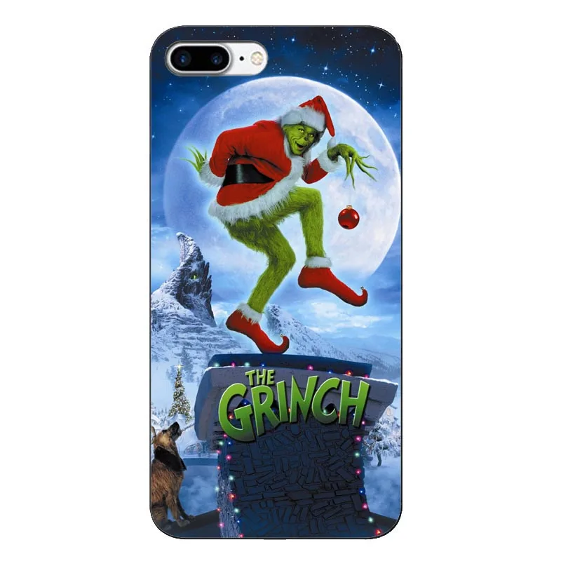 Как зеленый Monster Grinch палантин Рождественский мягкий чехол для телефона iPhone X XS MAX 6