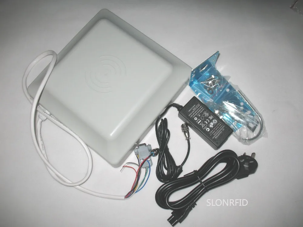 SR681 UHF RFID считыватель 6 м большой радиус действия наружная IP67 8dbi антенна RS232/RS485/Wiegand