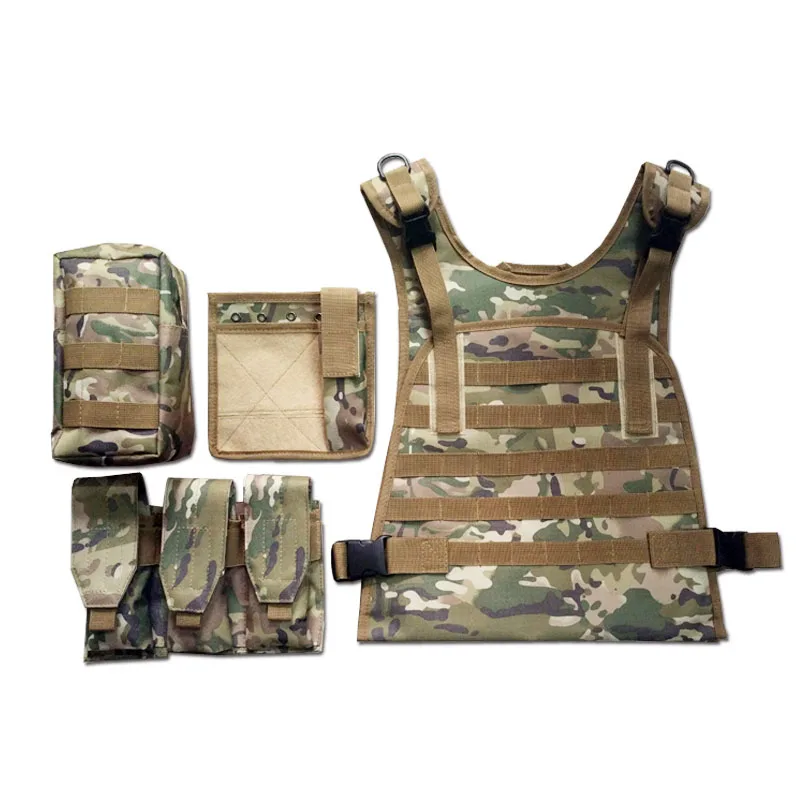 Военный тактический жилет CS MOLLE система армии охоты одежда военный Камуфляжный