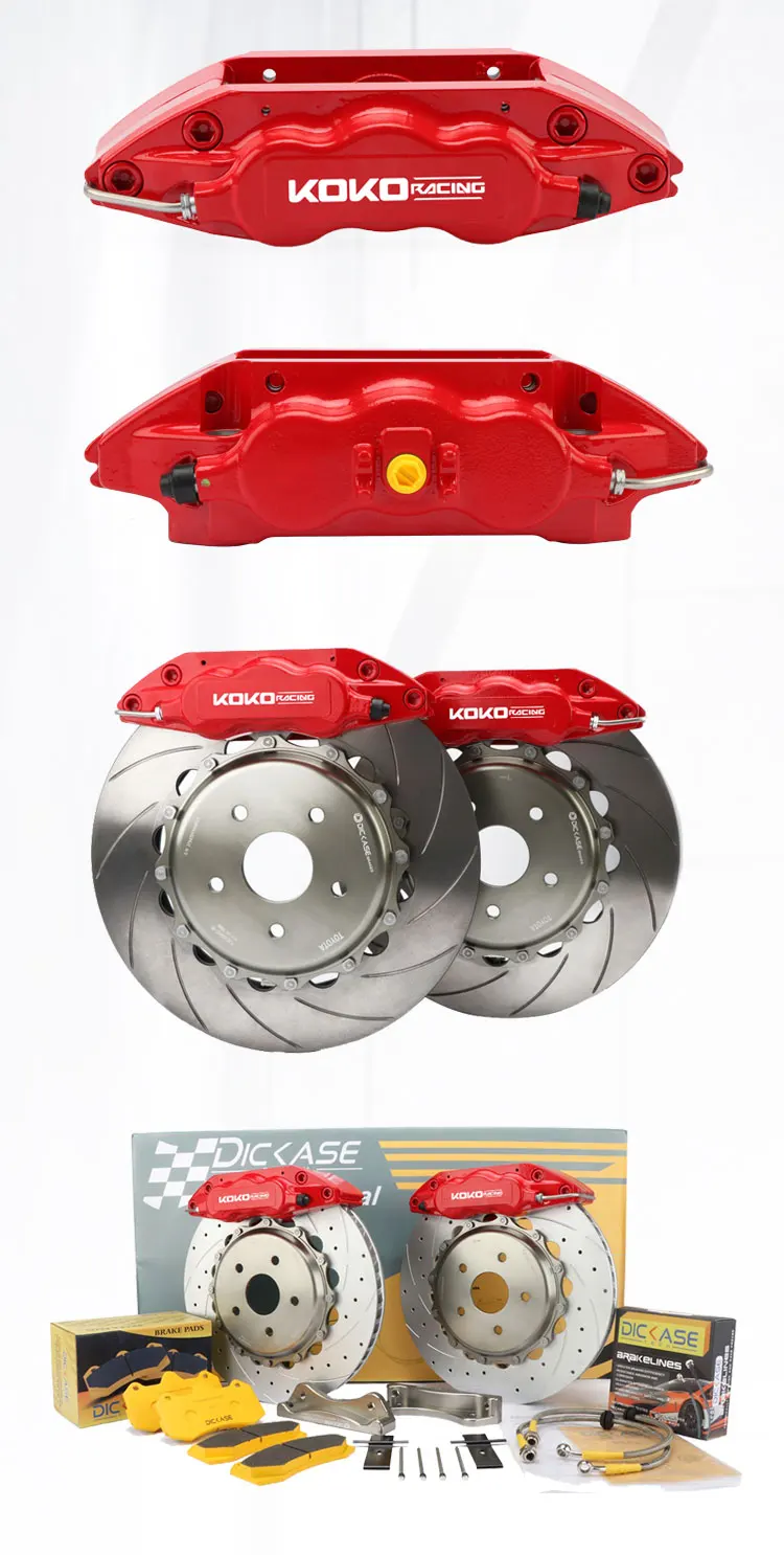 KOKO Racing, дизайнерский автомобильный тормозной комплект WT7040, тормозной суппорт, 6 горшков, высокая перфорация, тормозной ротор для Mercedes CLS-500, W219