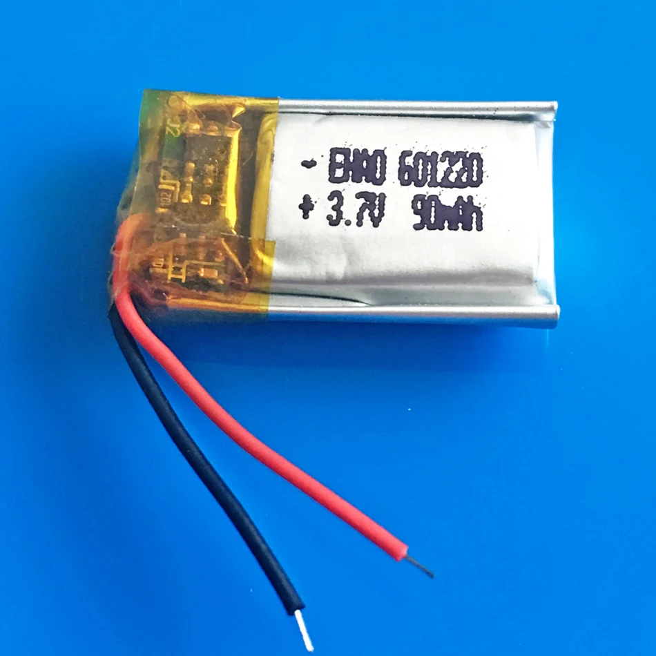 3,7 V 90mAh 601220 li-po литиевая полимерная аккумуляторная батарея для MP3 MP4 MP5 gps bluetooth гарнитура видео ручка цифровые продукты